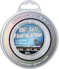 Savage gear Soft Fluoro Carbon 0,92 mm 15 m 40.5 kg 89 lb Misina