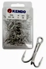 Kendo 8247 Tin O'Shaunessy Treble 100 Adet 3'lü Çarpma İğnesi