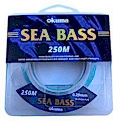 Okuma Sea Bass Nylon Moss Green Color 250 m