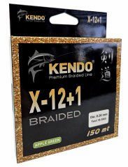 Kendo X-12+1 Braided 150m Apple Green Örgü İp