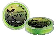 Okuma X-PE Dynema 8 Kat 250 mt Green Örgü İp