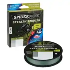 Spider Wire 8 Braid & Fluorocarbon Duo Spool System 150 & 50m Moss Green/Clear