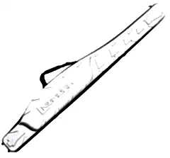 Nomura Gri Sert Kamış Çantası 150cm